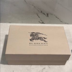 Burberry sneaker box